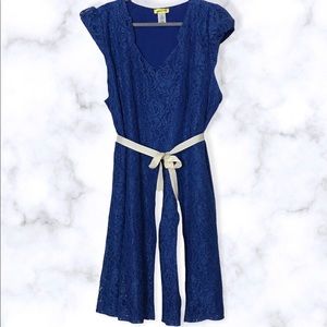 Yellowstar for Modcloth Blue Mid Century Dress.